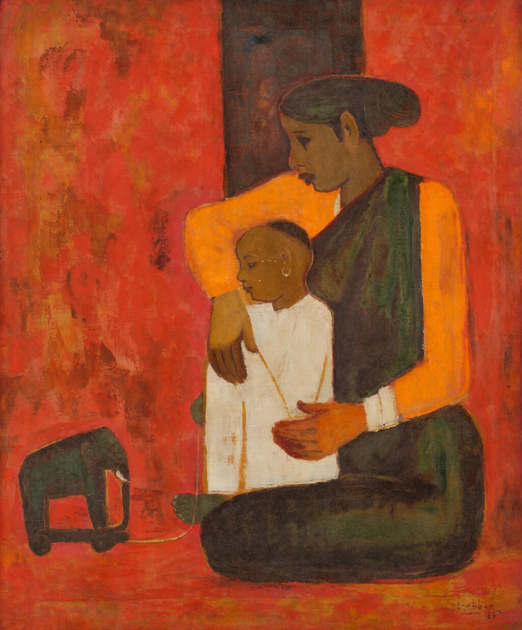 View full screen - View 1 of Lot 11. Untitled (Mother and Child).