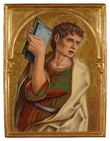 View full screen - View 1 of Lot 302. Apostle Holding a Book.