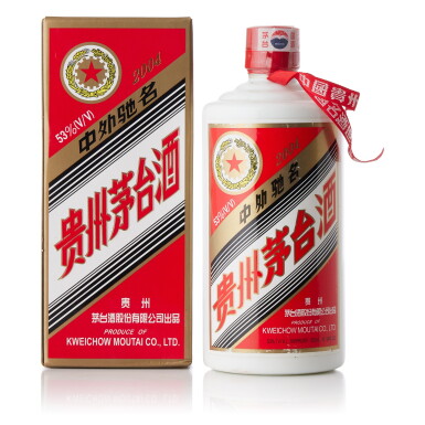 View full screen - View 1 of Lot 8356. 2004年產五星牌貴州茅台酒 Kweichow Five Star Moutai 2004 (1 BT50).