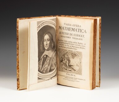 View full screen - View 1 of Lot 104. Varia opera mathematica. Toulouse,1679. Petit in-folio. Edition originale. De la bibliothèque de Jacques Lacan..
