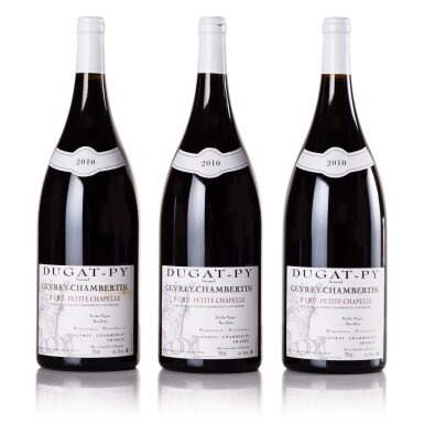 View full screen - View 1 of Lot 395. Gevrey Chambertin, Petite Chapelle, Vieilles Vignes 2010 Bernard Dugat-Py (3 MAG).
