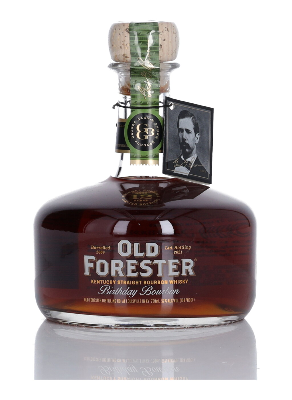 View full screen - View 1 of Lot 360. Old Forester 12 Year Old Birthday Bourbon 2021 Release 104 Proof 2009 (1 Bottle 75cl).