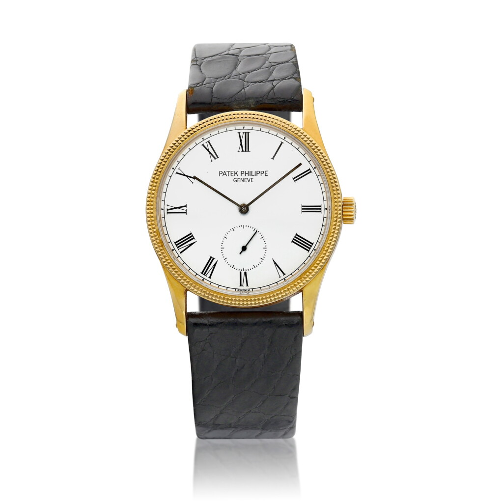 View full screen - View 1 of Lot 8120. Reference 3796 | A yellow gold wristwatch, Circa 1988 | 百達翡麗 | 型號3796 | 黃金腕錶,約1988年製.