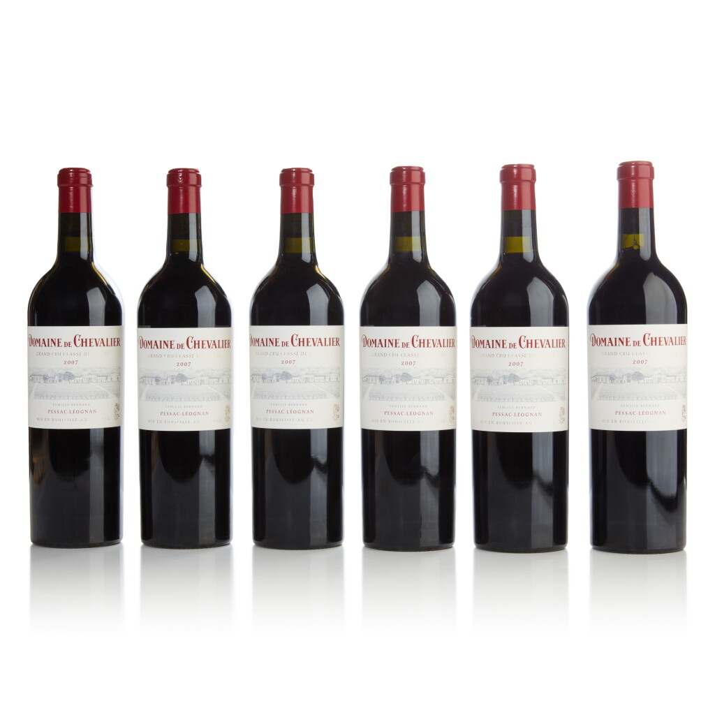 View full screen - View 1 of Lot 168. Domaine de Chevalier Rouge 2007 (12 BT).