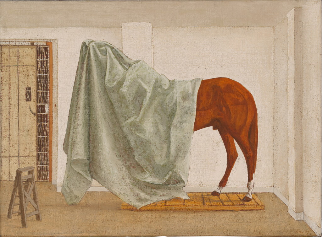 View full screen - View 1 of Lot 537. Painting the Dead Horse at the Slade.