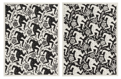 View full screen - View 1 of Lot 95. PATTERN OF CORRUPTION BLACK/WHITE SET.