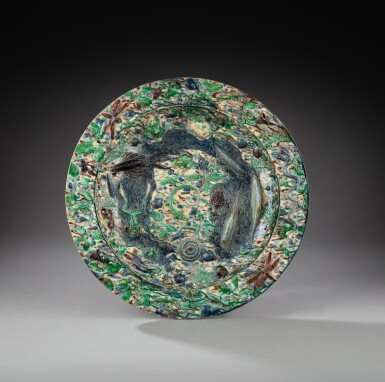 View full screen - View 1 of Lot 639. Follower of Bernard Palissy, probably Avon, Workshop of Claude Barthélemy, French, 17th century.