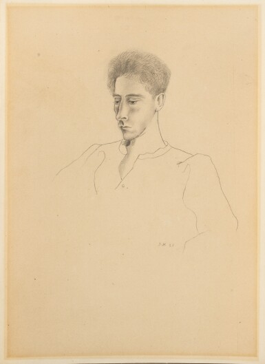 View full screen - View 1 of Lot 36. Portrait de Jean Cocteau.