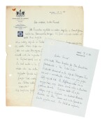 Richard Strauss, two autograph letters signed, about "Die schweigsame Frau", to Sir Thomas Beecham, 1936