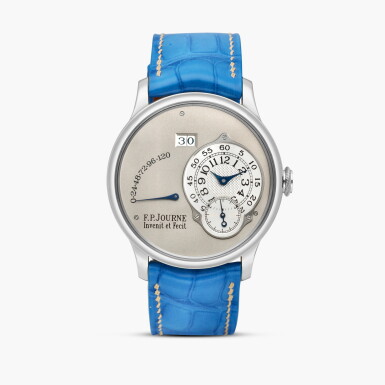 View full screen - View 1 of Lot 2577. Octa Réserve de Marche 38 mm | A platinum wristwatch with date and power reserve indication, Circa 2009.