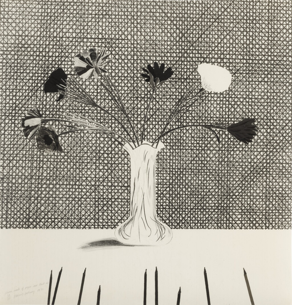 View full screen - View 1 of Lot 77. Flowers Made of Paper and Black Ink (S.A.C. 120; M.C.A.T. 114).