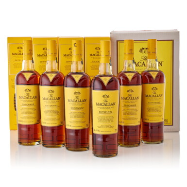 View full screen - View 1 of Lot 9183. The Macallan Edition No.3 48.3 abv NV (6 BT70).