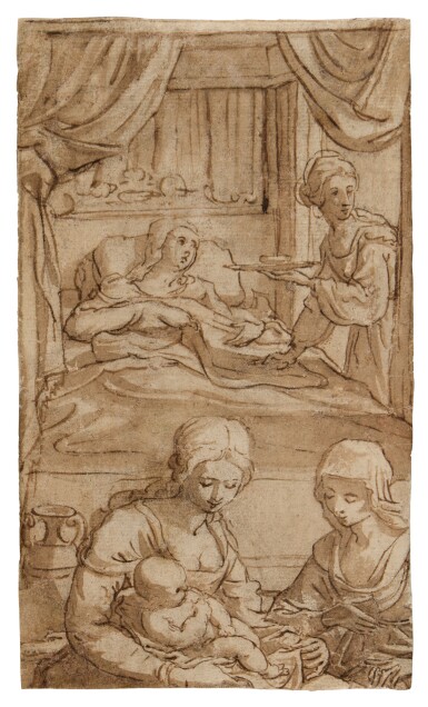 View full screen - View 1 of Lot 23. The Birth of the Virgin.