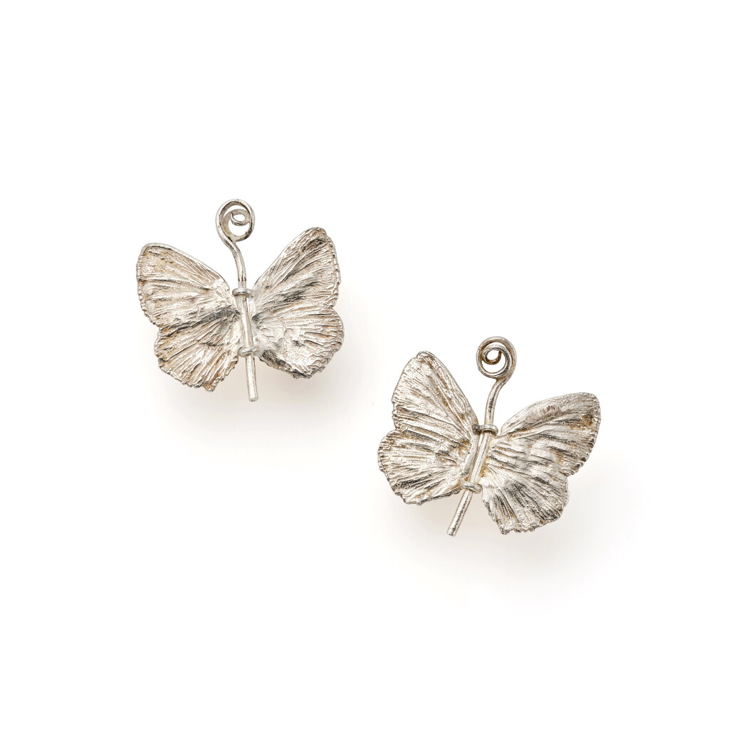 View full screen - View 1 of Lot 54. Pair of 'Petit Papillon' Earrings.