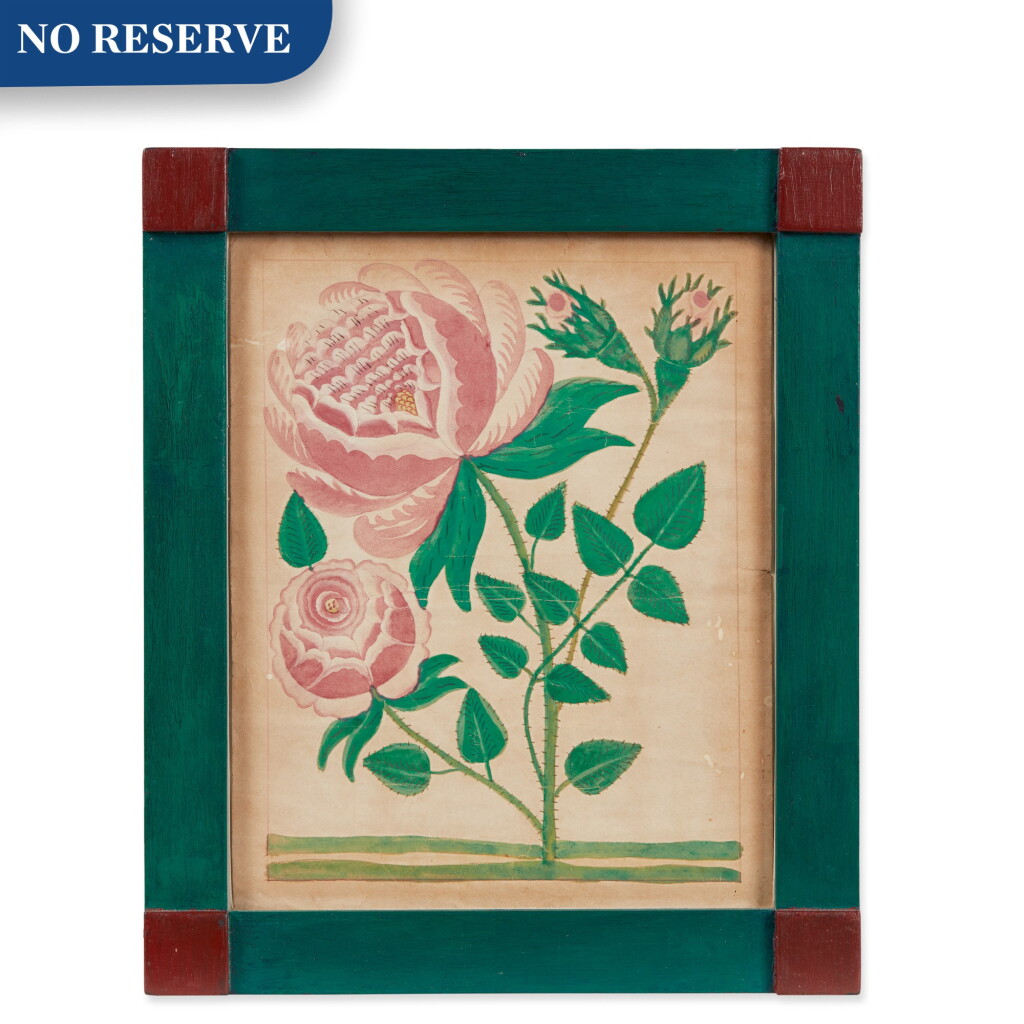 View full screen - View 1 of Lot 323. Pair of Flower Paintings.