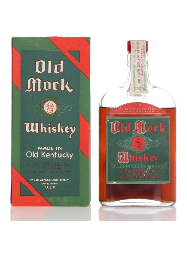 View full screen - View 1 of Lot 174. Old Mock 18 Year Old 100 Proof 1916 (1 Pint).