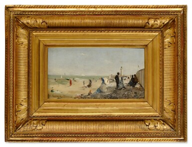 View full screen - View 1 of Lot 164. Beach Scene at Tréport.