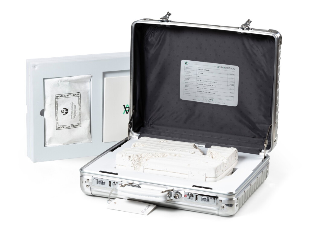 View full screen - View 1 of Lot 104. RIMOWA x Daniel Arsham "Eroded Attaché".