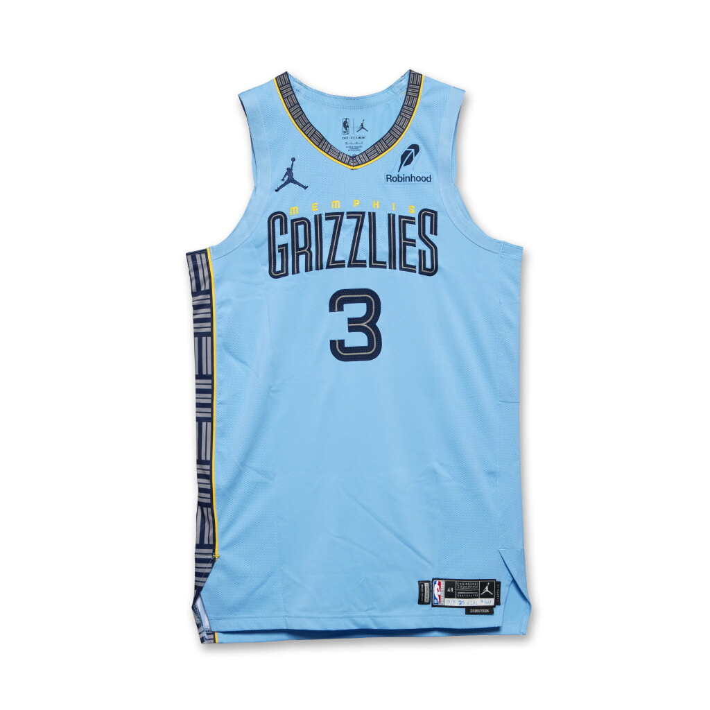 View full screen - View 1 of Lot 29. Kentavious Caldwell-Pope Memphis Grizzlies 2025-2026 Emirates NBA Cup Game Worn Statement Edition Jersey.