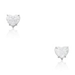 PAIR OF DIAMOND STUD EARRINGS