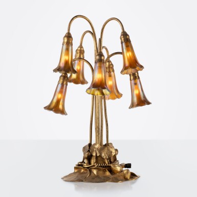 View full screen - View 1 of Lot 10. Seven-Light "Lily" Table Lamp.