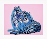 Two Tigers in Pink