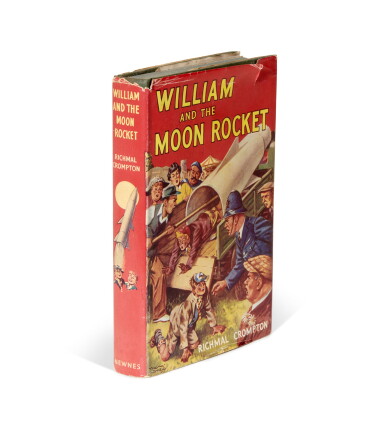 View full screen - View 1 of Lot 23. Richmal Crompton | William and the Moon Rocket, 1954, first edition, presentation copy.