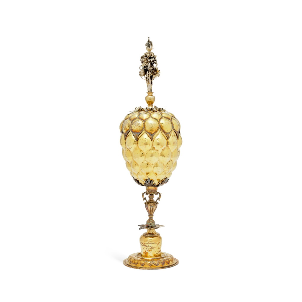 View full screen - View 1 of Lot 164. A German Silver-Gilt Pineapple Cup And Cover, Christoff Kremer, Nuremberg, Circa 1610.