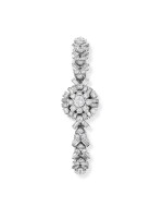 MONTRE BRACELET DE DAME DIAMANTS, JAEGER LECOULTRE, VERS 1960 | LADY'S DIAMOND WRISTWATCH, JAEGER LECOULTRE, 1960S