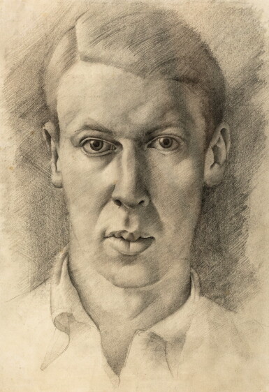 View full screen - View 1 of Lot 37. Portrait présumé du poète W. H. Auden .