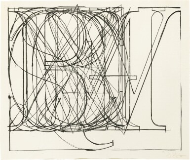 View full screen - View 1 of Lot 9. JASPER JOHNS | ALPHABET (ULAE 69).