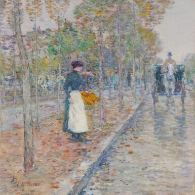 View full screen - View 1 of Lot 131. Autumn Boulevard, Paris.