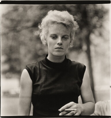 View full screen - View 1 of Lot 6. Girl with a Cigar in Washington Square Park, N. Y. C..