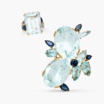 Aquamarine and Sapphire Clip-Brooch and Ring 海藍寶 配 藍寶石 胸針 及 戒指