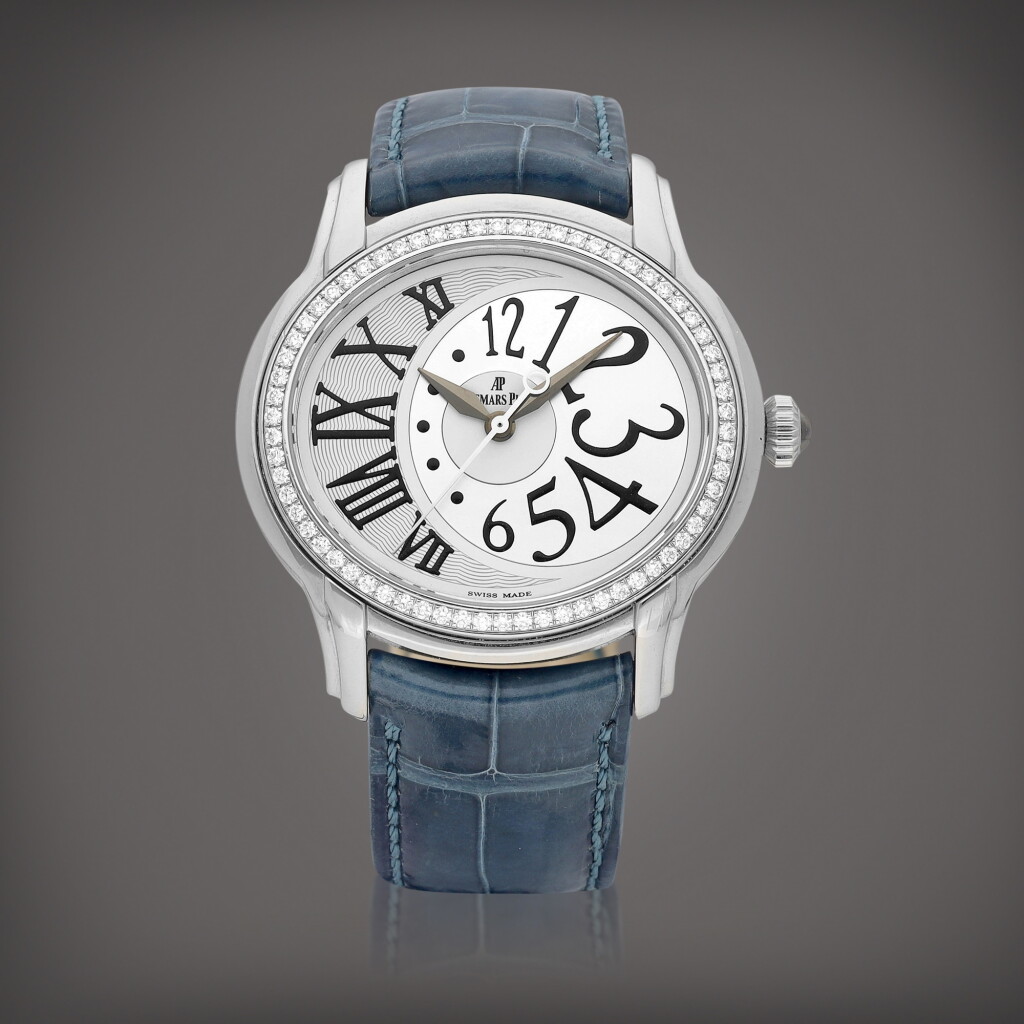 View full screen - View 1 of Lot 8652. Millenary | A stainless steel and diamond-set wristwatch, Circa 2016 | 愛彼 | 千禧系列 | 精鋼鑲鑽石腕錶,約2016年製.