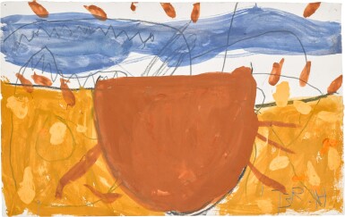 View full screen - View 1 of Lot 234. ROGER HILTON | UNTITLED.