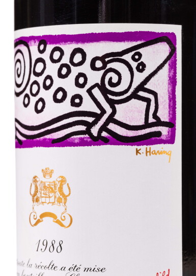 View full screen - View 1 of Lot 47. Château Mouton Rothschild 1988 (12 BT).