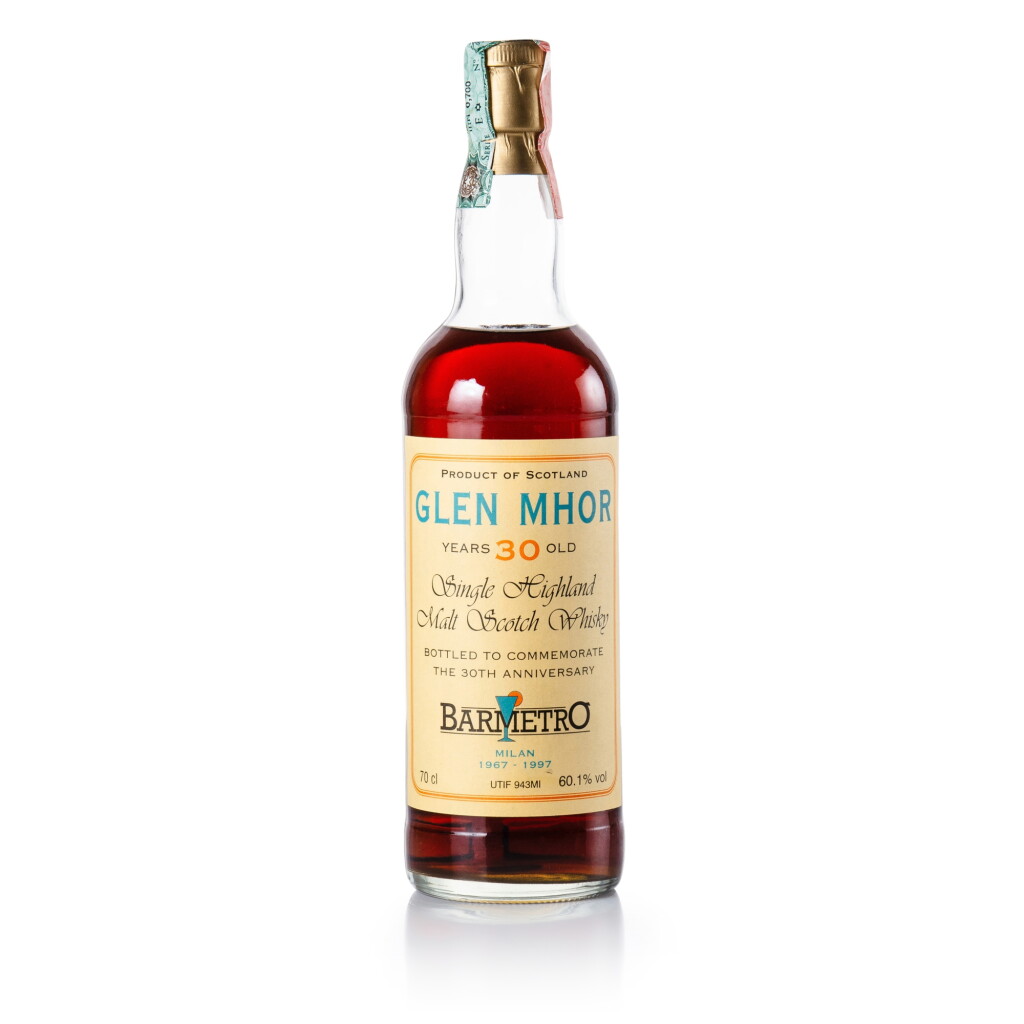 View full screen - View 1 of Lot 179. Glen Mhor Bar Metro 30 Year Old 60.1 abv 1966 (1 BT 70cl).