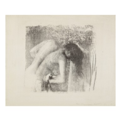 View full screen - View 1 of Lot 53. EDGAR DEGAS | AFTER THE BATH (LARGE VERSION) (D. 64; ADH. 68; R. & S. 66).