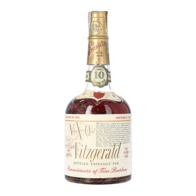 View full screen - View 1 of Lot 5342. Very Old Fitzgerald 10 Year Old Bottled In Bond 100 Proof 1955 (1 45QT).