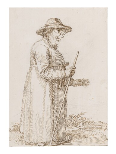 View full screen - View 1 of Lot 615. PIER LEONE GHEZZI | THE PADRE LAGOMARSINI, LECTURER OF GREEK IN THE ROMAN SEMINARY.