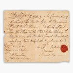 Benjamin Franklin | An unusual double Library Company membership document