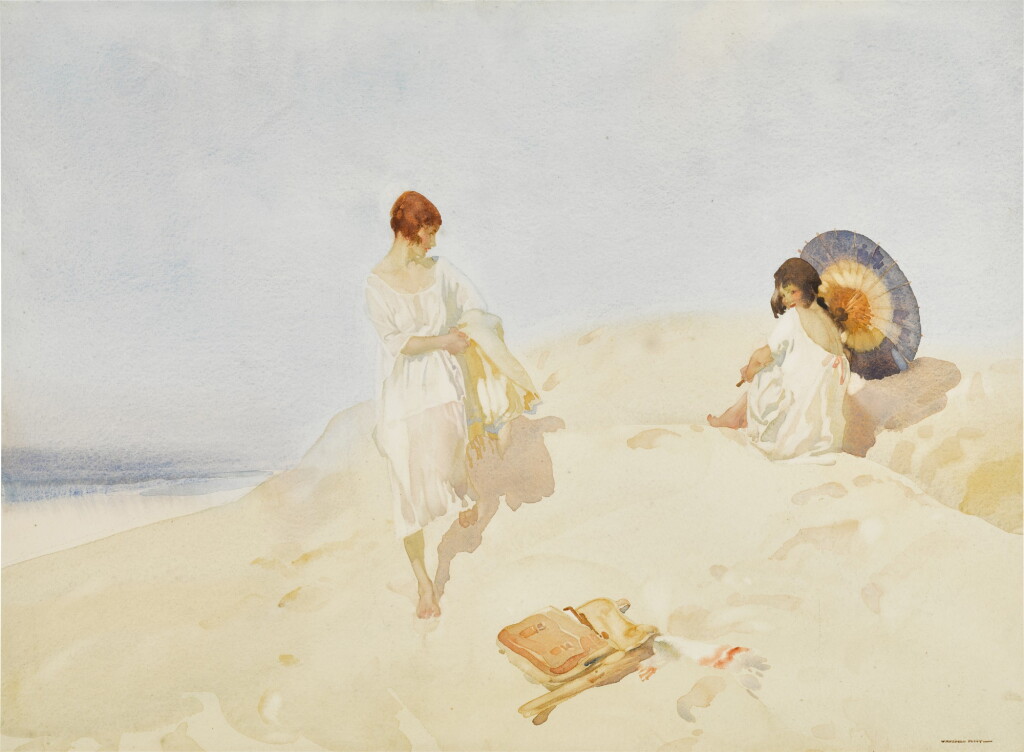 View full screen - View 1 of Lot 166. Models Resting, Moray, West Highlands.