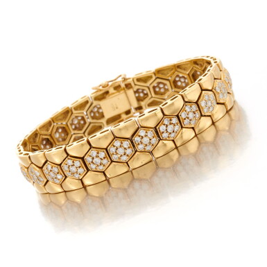 View full screen - View 1 of Lot 96. DIAMOND BRACELET (BRACCIALE IN DIAMANTI) .