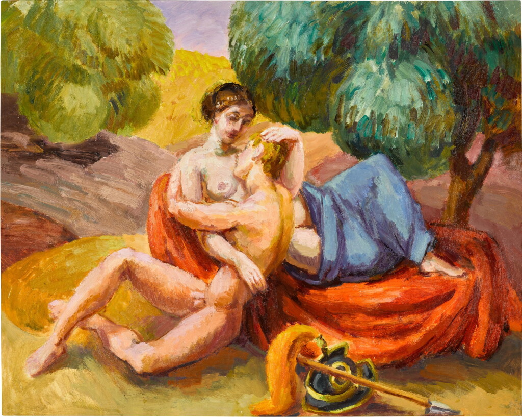 View full screen - View 1 of Lot 98. Lovers - Venus and Adonis.