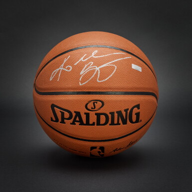 View full screen - View 1 of Lot 11. Kobe Bryant Signed Spalding Basketball .