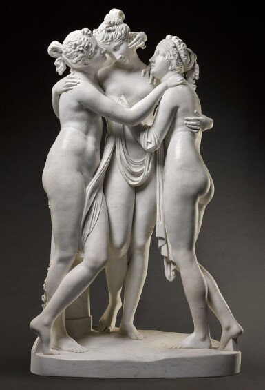 View full screen - View 1 of Lot 48. AFTER ANTONIO CANOVA | THE THREE GRACES.