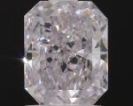 A 1.50 Carat Very Light Pink Cut-Cornered Rectangular Diamond, SI1 Clarity