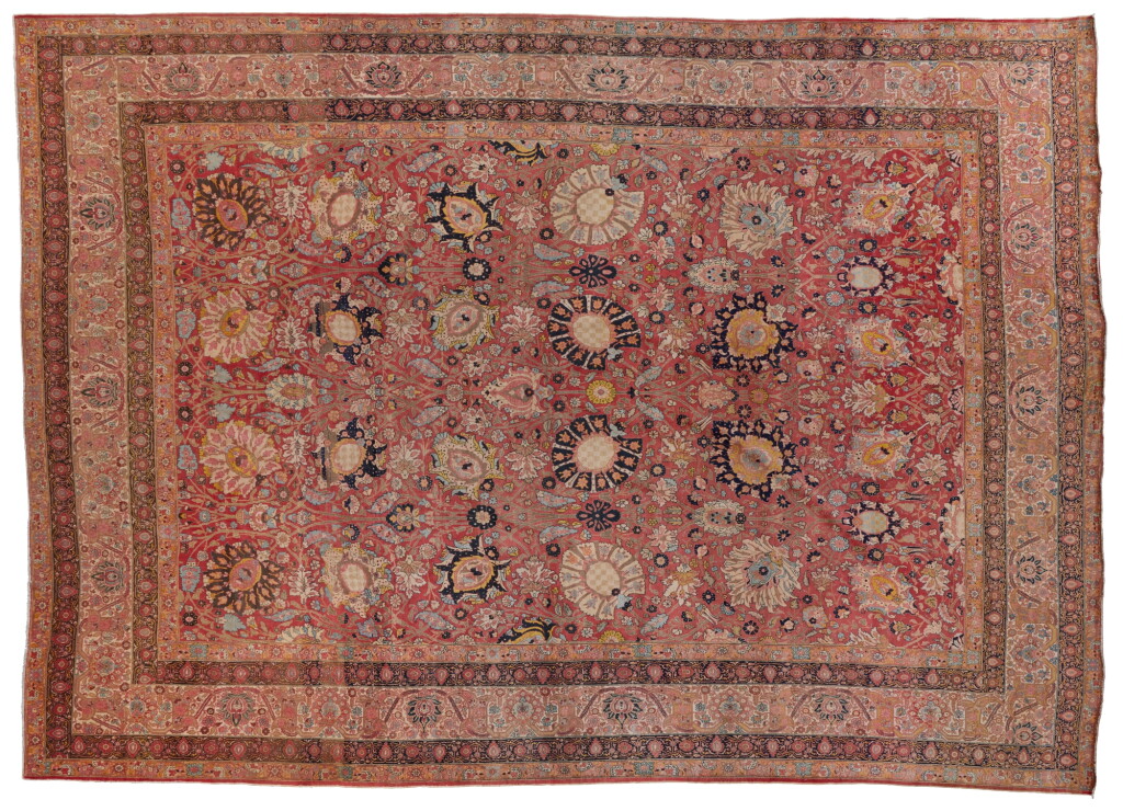 View full screen - View 1 of Lot 141. A Tabriz Carpet, Northwest Persia, Circa 1870.