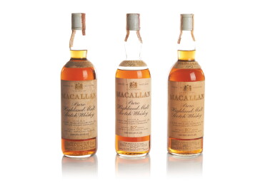 View full screen - View 1 of Lot 33. THE MACALLAN OVER 15 YEAR OLD 45.85 ABV 1951 .